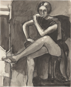 This beautiful and powerful drawing will be on view at the Richmond Art Center  in the exhibition, Closely Considered : Diebenkorn in Berkeley. It is done in ink and charcoal on paper and dates from 1964. copyright Richard Diebenkorn Foundation, all rights reserved